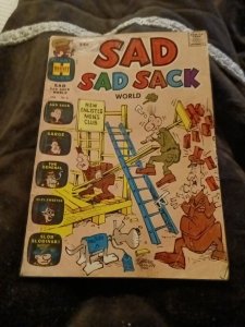 SAD SAD SACK WORLD #6 Giant sized 1966 SILVER AGE HARVEY comics and the sarge