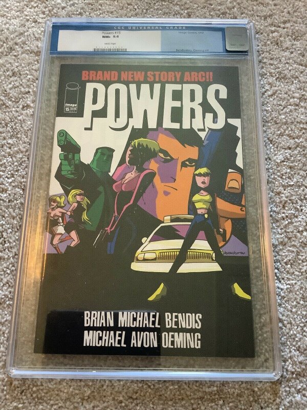 Powers #15 CGC 9.6 Image Comics 1st Series vol. 1 (2000 - 2004)