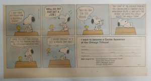 3 Peanuts Promo Pages from Chicago Tribune from 1970 Size: ~7.5 x 15 inches  