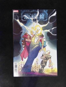 Avengers X-Men Eternals Judgment Day Omega #1B  MARVEL 2023 NM  Momoko Variant