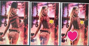 COOL COMICS GALLERY SHAI DANIEL VIRGIN COVER SET OF 3 FREDDY KRUEGER LIM / 75 NM