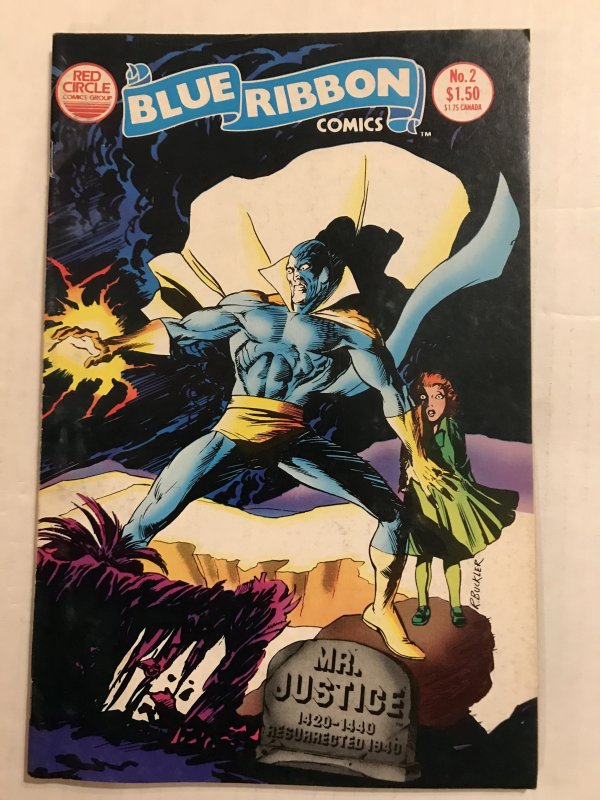 Blue Ribbon Comics Vol. 2 #2 : Red Circle 11/83 Gd; wrap around cover