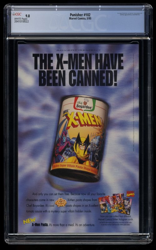 Punisher #102 CGC NM/M 9.8 White Pages Bullseye!