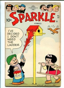 SPARKLE #33 1954-UNITED FEATURES-NANCY-ERNIE BUSHMILLER-PEANUTS-SCHULZ-vg+