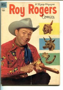 ROY ROGERS #63-1953- PHOTO COVER-KING OF THE COWBOYS-vg