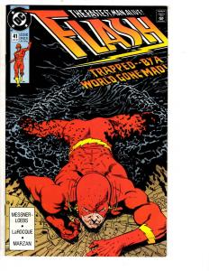 4 Flash DC Comic Books # 41 42 43 44 Wally West Kilg%re Messner-Loebs WT14