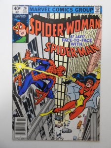 Spider-Woman #20 (1979) VG Condition! Moisture stain