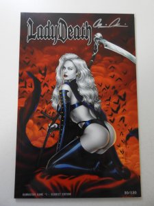 Lady Death Damnation Game #1 Scarlet Edition NM Condition! Signed W/ COA!