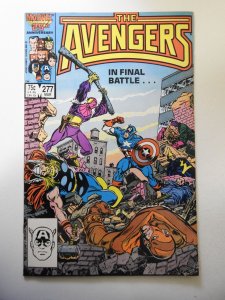 The Avengers #277 (1987) VG+ Condition moisture stain