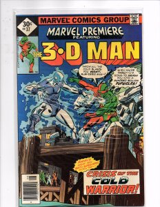 Marvel Comics Marvel Premiere #37 3-D Man 3rd app. Gil Kane Art