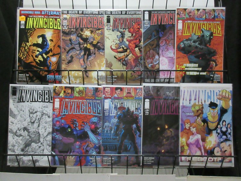 Invincible (Image 2012) Lot of 10 Issues from #62-124 Kirkman's Superhero