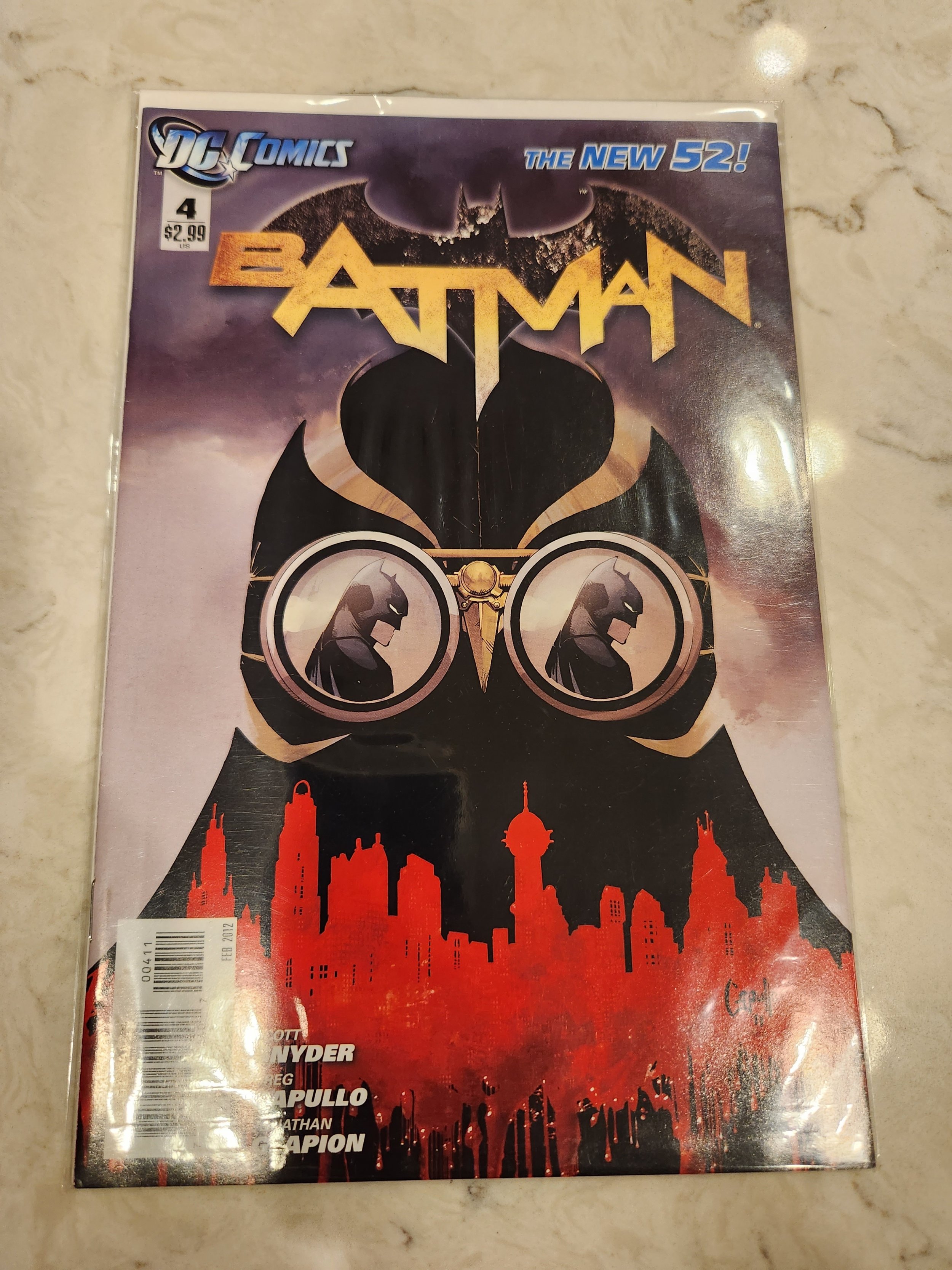 Batman 4 2011 New 52 Court Of Owls Dc Key Comic Books Modern Age Dc Comics Superhero 9689