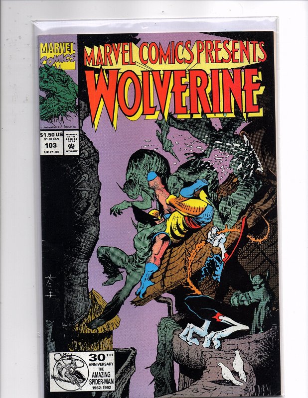 Marvel Comics (1988) Marvel Comics Presents #103 Wolverine Sam Keith Cover