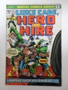 Hero for Hire #8  (1973) Tuska Art! vs Dr. Doom! Sharp VG+ Condition!