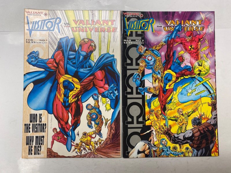 7 VALIANT comic books Visitor vs. Valiant #1 2 Visitor #2 3 6 11 12 38 KM30