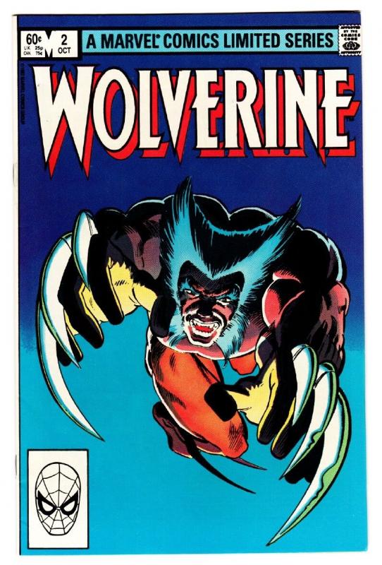 WOLVERINE LIMITED SERIES #2 1982 comic book-marvel VF/NM