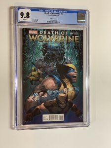 Death of Wolverine 4 cgc 9.8 wp land variant marvel 2014 