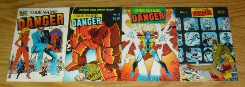 Codename: Danger #1-4 VF/NM complete series KEITH GIFFEN paul gulacy K. BAKER