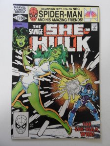 The Savage She-Hulk #23 (1981) VG- Condition moisture stain, rusty top staple