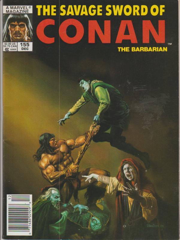 The Savage Sword of Conan the Barbarian #155 - Magazine