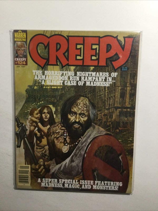 Creepy 124 Very Fine Vf 8.0 Jan 1981 Warren Magazine