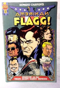 Howard Chaykin's American Flagg #8 (1988) First Comics 1st Print Comic Book