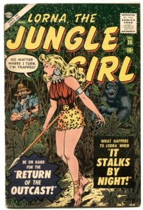 Lorna, The Jungle Girl  #27 1957- FInal issue VG