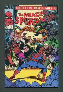 Amazing Spiderman Official Index #4  /  7.5 VFN-  /  July 1985