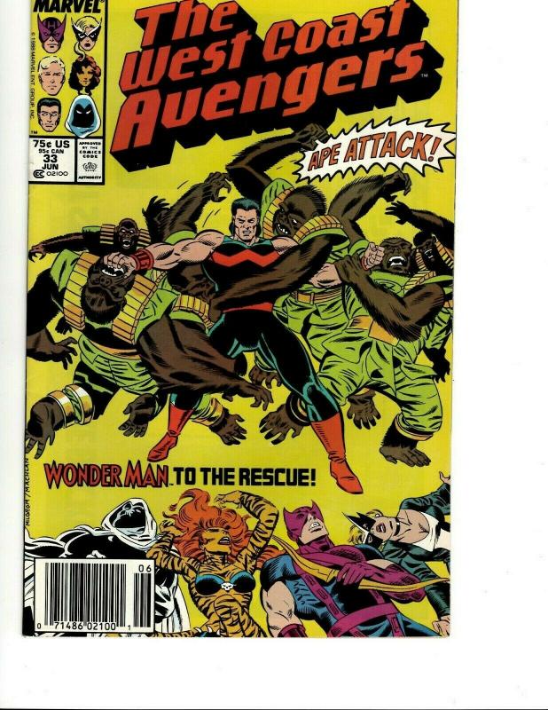 11 Marvel Comics West Coast Avengers # 24 26 27 28 29 30 31 33 35 36 38 WS13