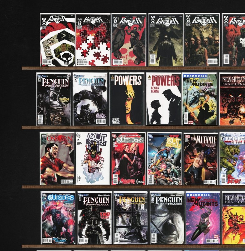 Huge Lot 150+ Comics with New Mutants, The Outsiders & More!