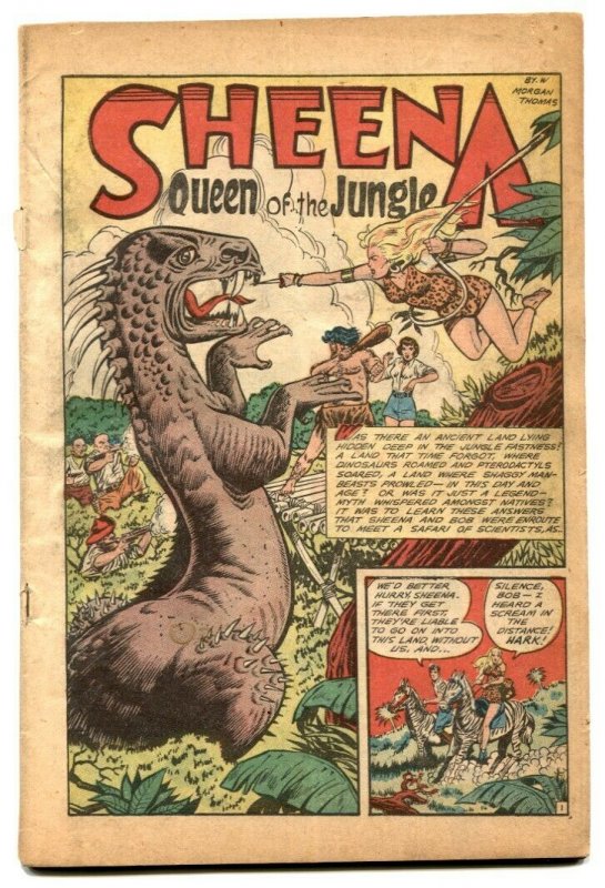 Jumbo Comics #131 1950- Sheena- coverless reading copy