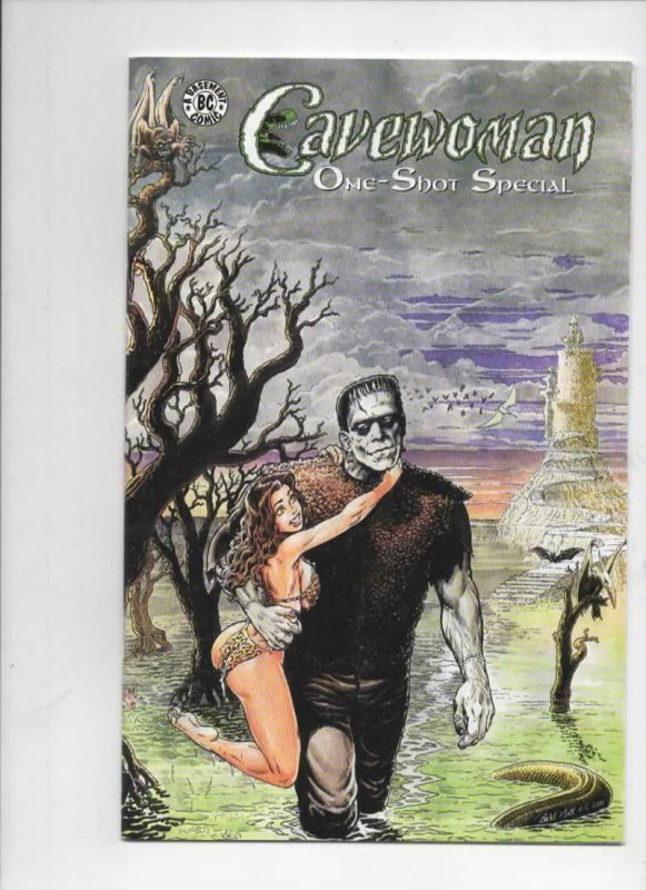 CAVEWOMAN ONE-SHOT #1, NM, Frankenstein, Budd Root, 2000, more CW in store