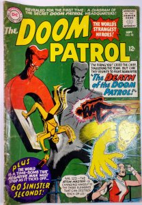 Doom Patrol #98 (2.5, 1965) 1st app of Mr. 103 aka the Atomic Man