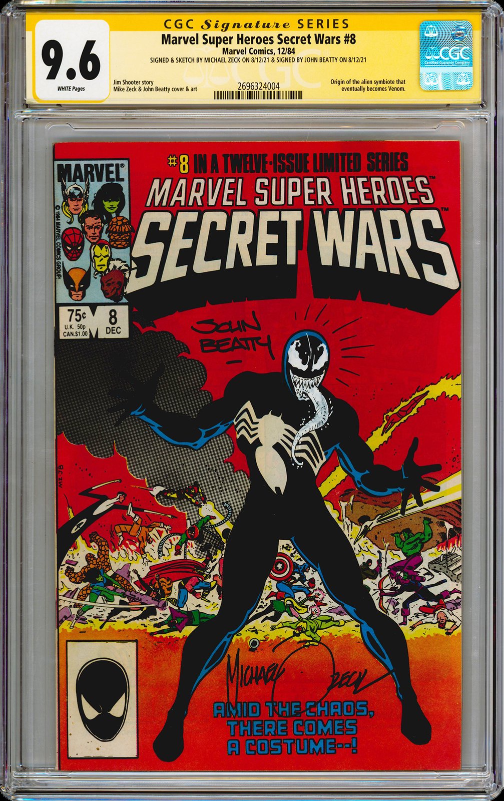 MIKE ZECK MARVEL SUPER-HEROES SECRET WARS #11 PAGE (1985, BRING ON THE BAD  GUYS; JOHN BEATTY INKS) , in ComicLINK.Com Auctions's CLOSED - 11-12/2023 -  FALL FEATURED AUCTION HIGHLIGHTS GALLERY - ENDED