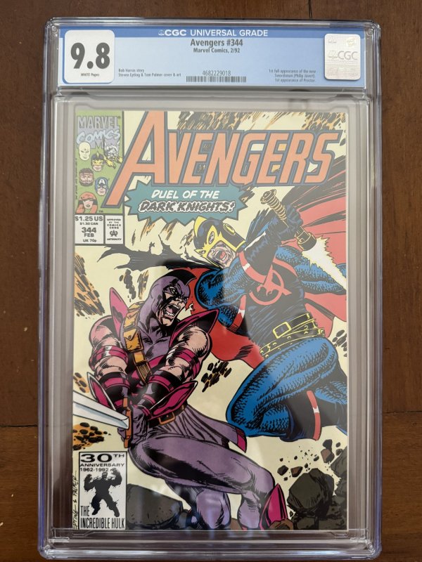 Avengers #344 CGC 9.8 (1992)