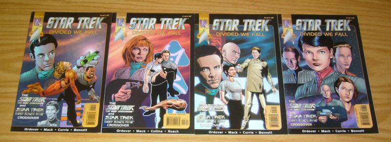 Star Trek: Divided We Fall #1-4 VF/NM complete series TNG & DS9 CROSSOVER 2 3