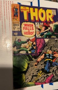 Thor #149 (1968)Origin of Black Bolt when falls a hero