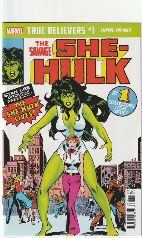 TRUE BELIEVERS EMPYRE SHE HULK #1 (2020)