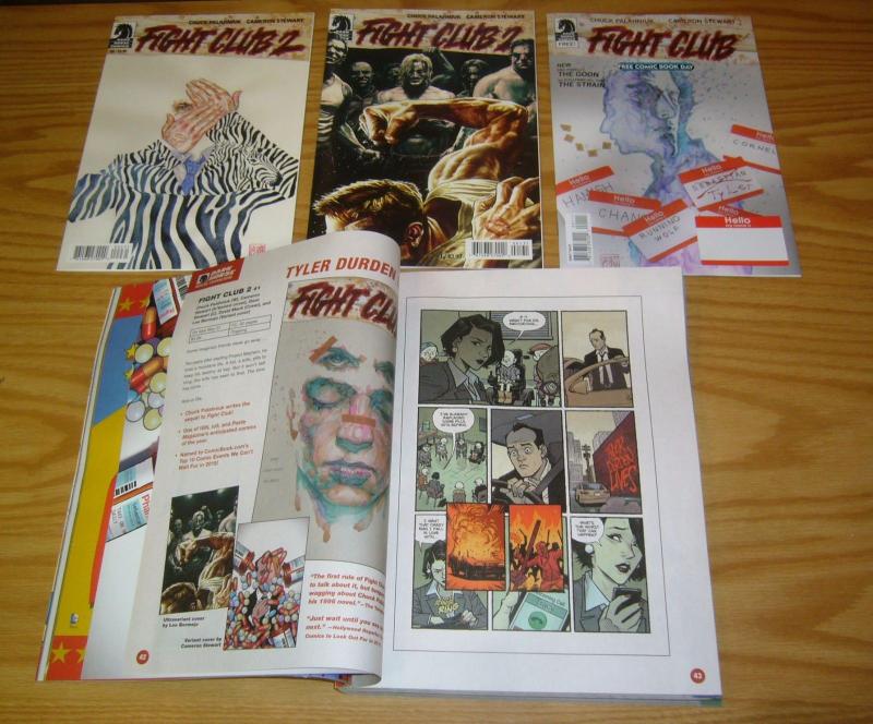 Chuck Palahniuk's Fight Club 2 #1-10 VF/NM complete series + poster + game +more