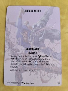 Marvel Crisis Protocol Game Card - Uneasy Allies