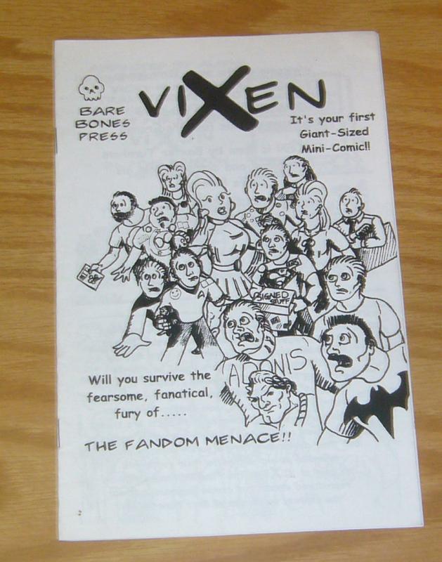 ViXen #1 VF small press comic pokes fun at bad girls ... using a bad girl 1998