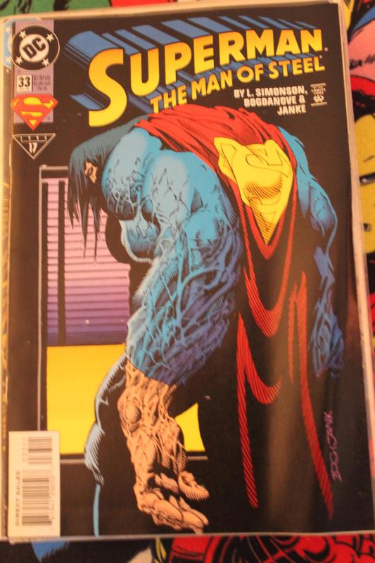 Superman the Man of Steel 33 NM