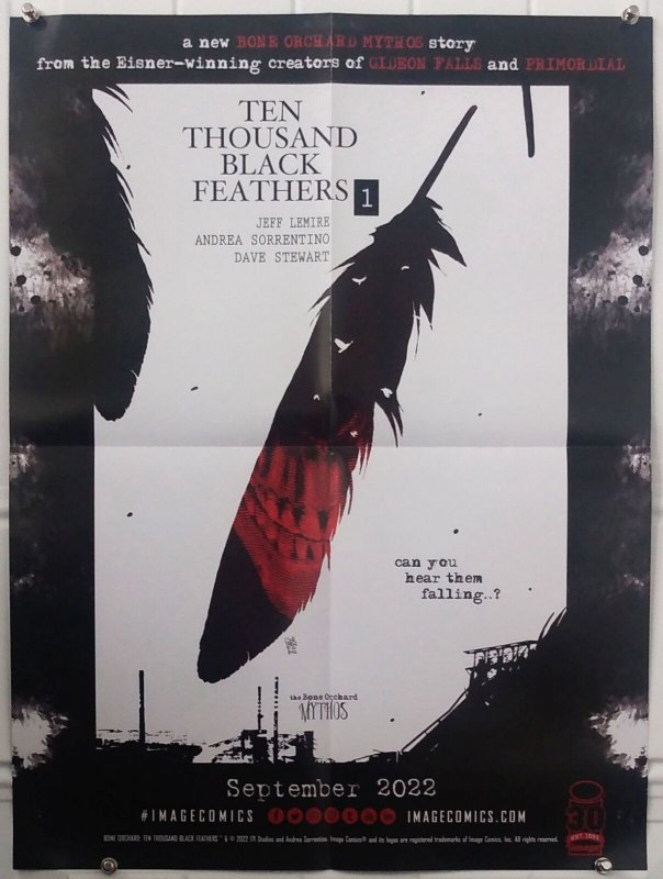 Vanish 10 Thousand Black Feathers Image Folded Promo Poster 18x24 New [FP414]