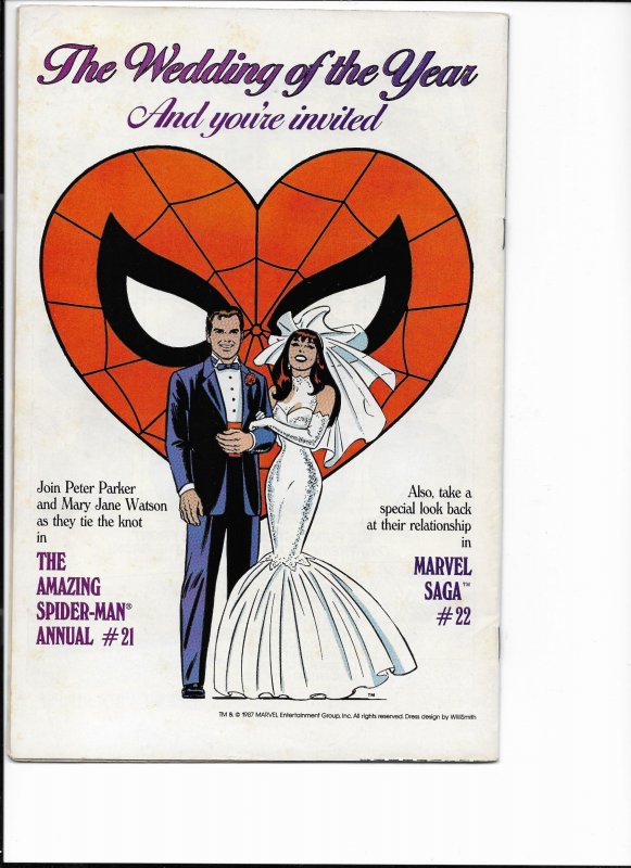 The Spectacular Spider-Man #130 Newsstand Edition (1987)