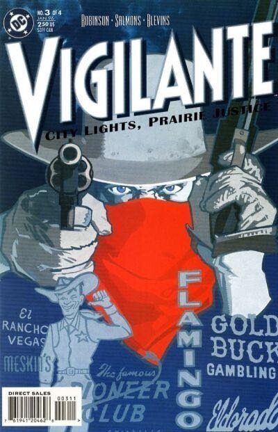 VIGILANTE : CITY LIGHTS, PRAIRIE JUSTICE COMPLETE SET 1-4  DC  1995