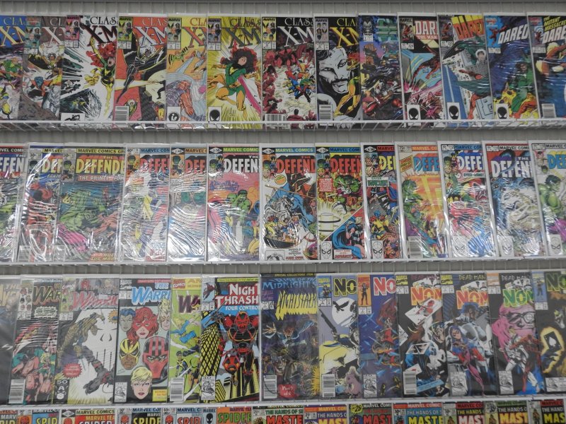 Huge Lot of 150+ Comics W/ X-Men, Daredevil, Captain America Avg. VF- Condition!