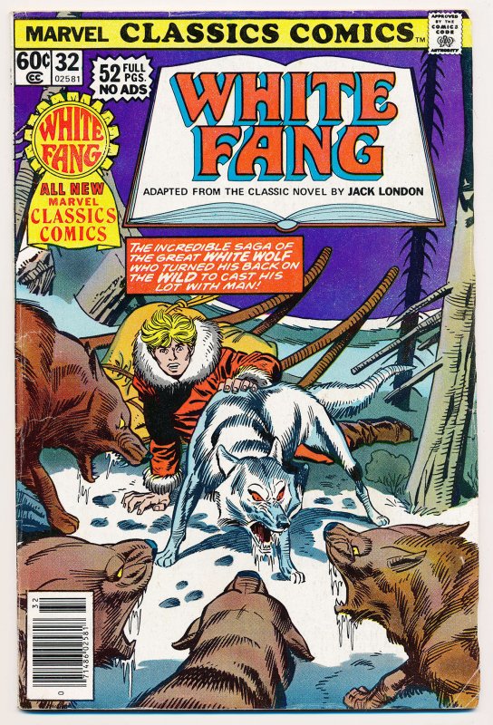 Marvel Classics Comics Series (1976) #32 VF- White Fang