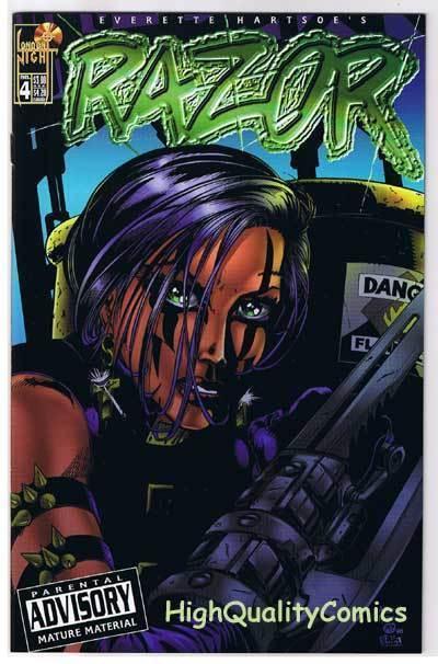 RAZOR #4 (Vol2),  NM, Femme Fatale, Everette Hartsoe, 1996, more indies in store