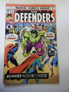 The Defenders #21 (1975) FN Condition