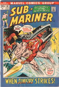 Sub-Mariner #52 (1972) Sunfire!